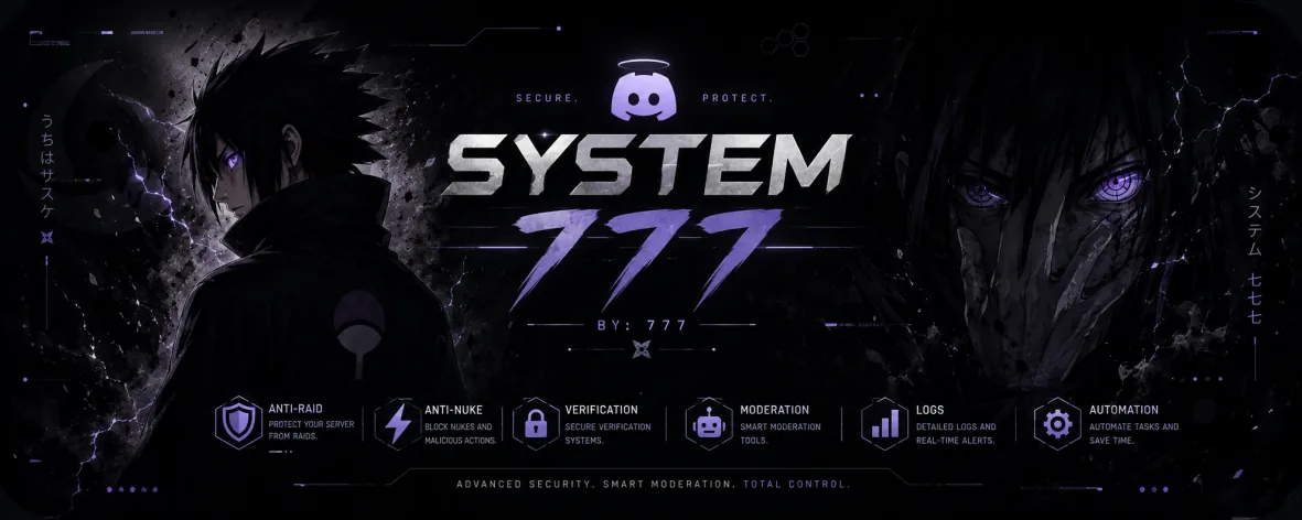 System 777 — banner del bot